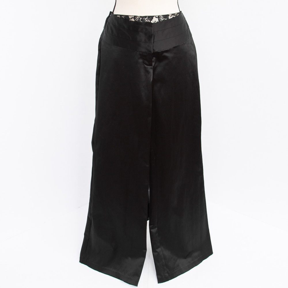 Silky feel wide leg pant black Studio Y 5/6